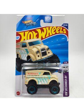 Hot Wheels Monster Dairy Delivery Tan Beige HW Designed By 5/5 133/250